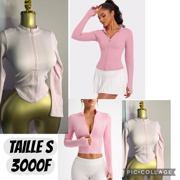 Haut rose bonbon taille S