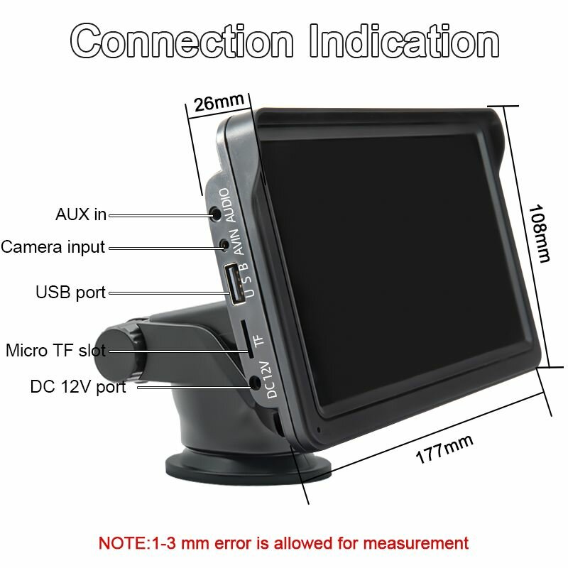 7inch universal multimedia carplay