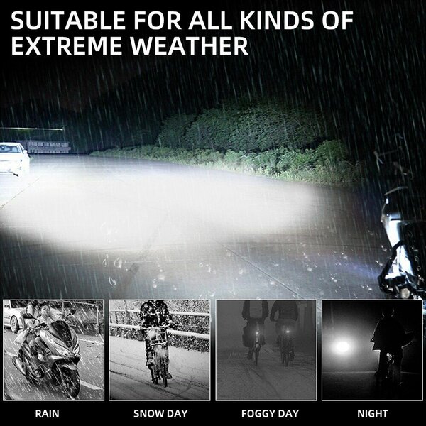 2PCS Travail Lumières 6 LED Moto Phare Spot Lumière Étanche