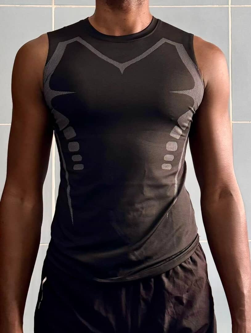 Débardeur Compression Sport Noir