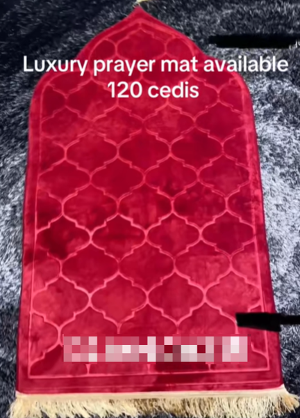 Luxury Prayer Mat Red