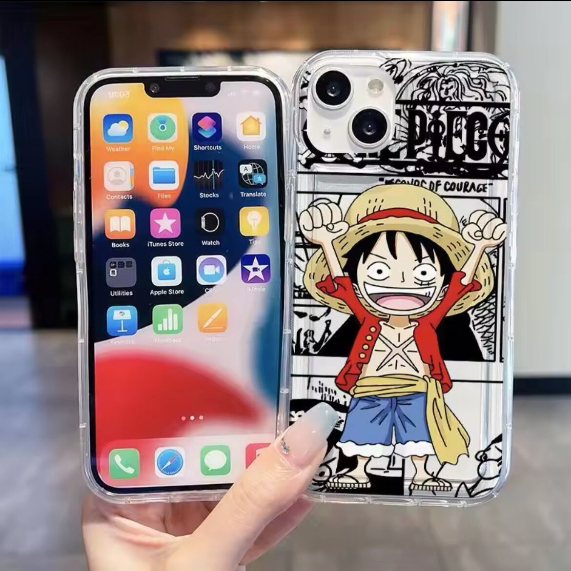 Coque transparente pour iPhone