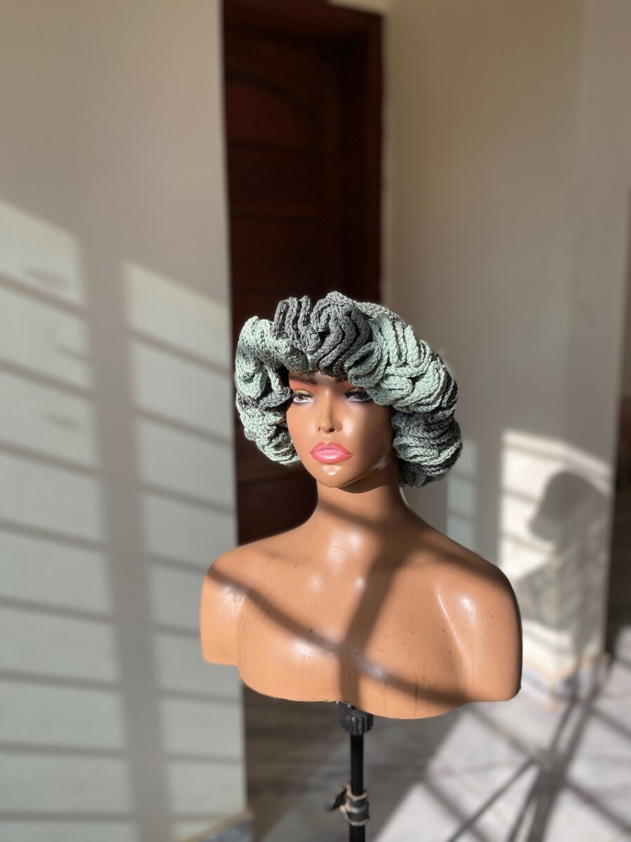Crochet Ruffle hat