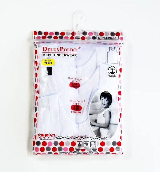 Débardeur Enfant Blanc 100% Coton