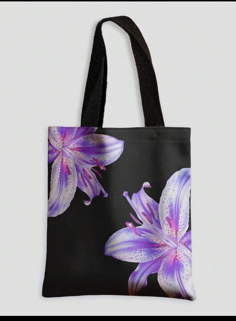 Sac fourre-tout fleur