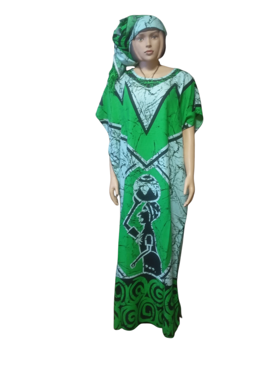Boubou avec foulard