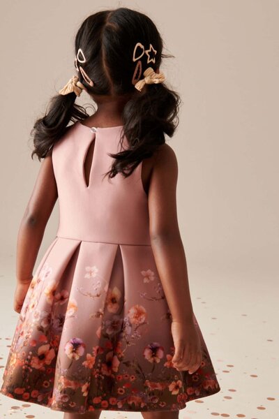 Nude Bow Dress