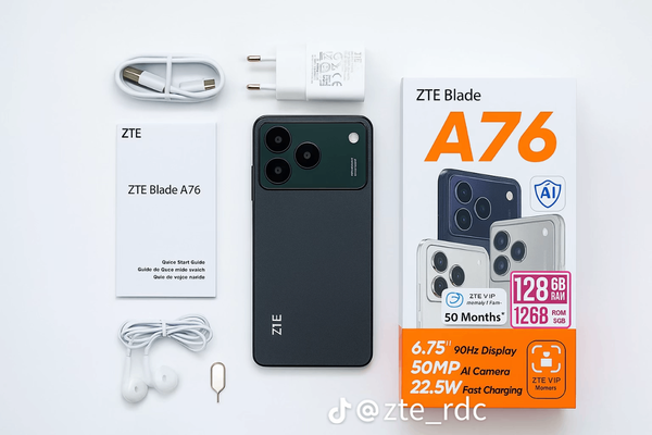 ZTE Blade A76 Smartphone 128GB