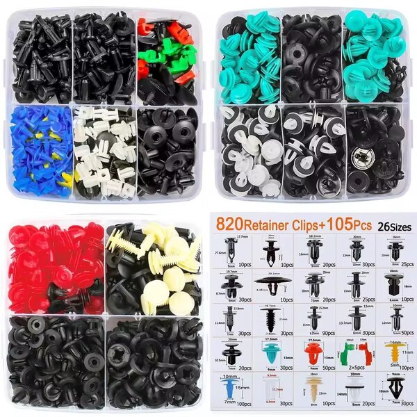 Kit de Fixation Auto 925 pièces