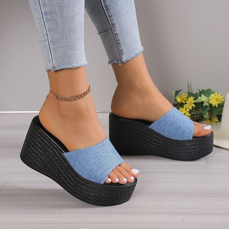 Chaussure compenser en gin lég