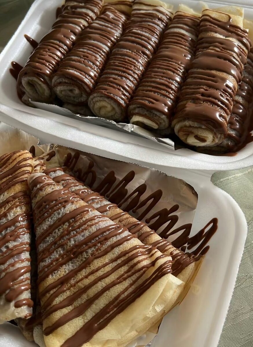 Crêpes gourmandes chocolatées