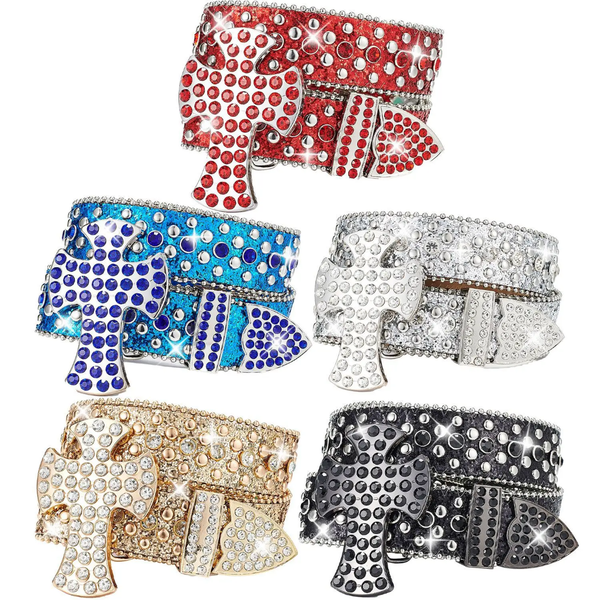 Bracelet manchette cloutée