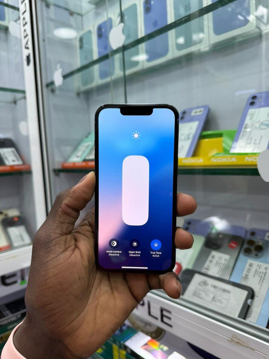 13 pro 128 Go message écran