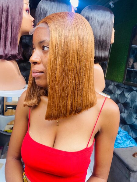 Blonde bob