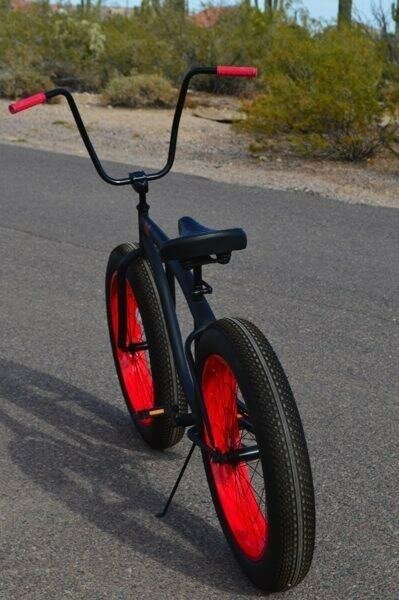 BMX VTT Fat Tire Rouge