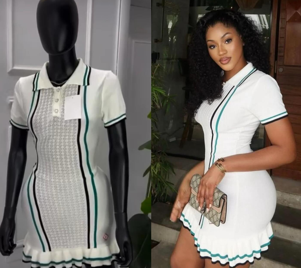 Mini dress white