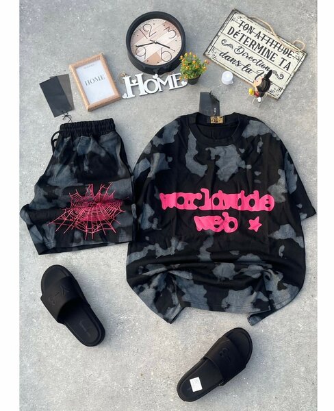 Trendy Graphic T-Shirt Set