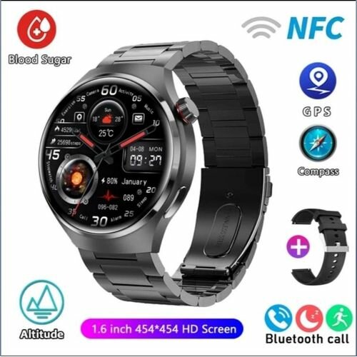 Montre intelligente  connecté gps pour homme fréquence cardi