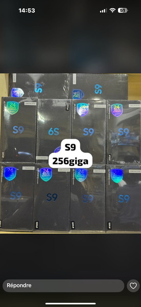 Smartphone S9 256 Go débloqué