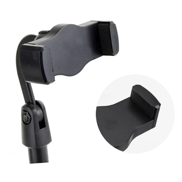 Phone and voice microphone holder stand.