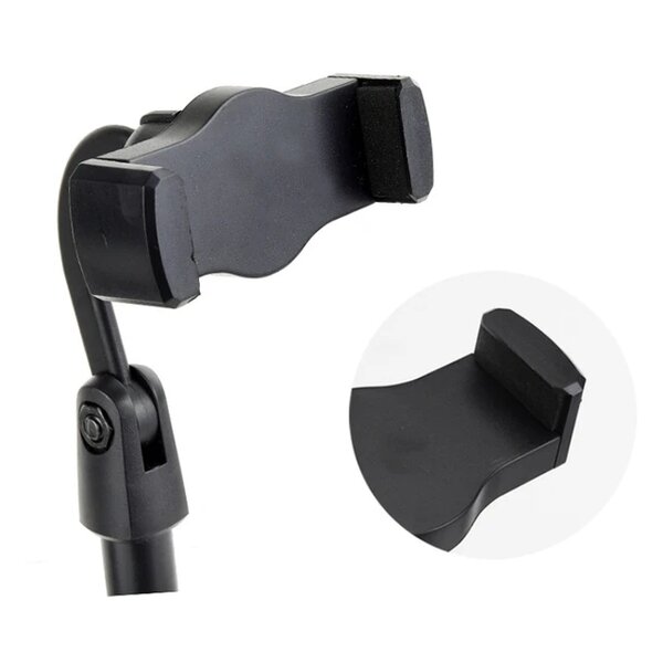 Phone and voice microphone holder stand.