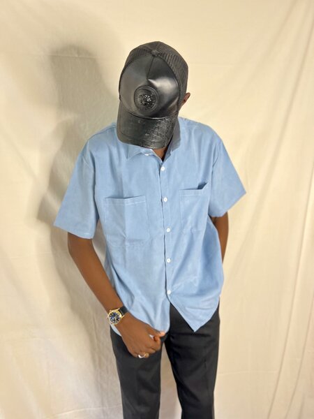 Chemise bleu homme élégante