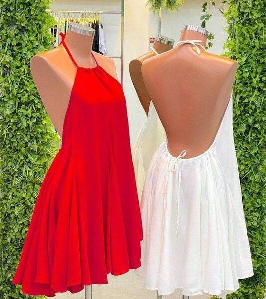 Robe d'été dos nu élégante