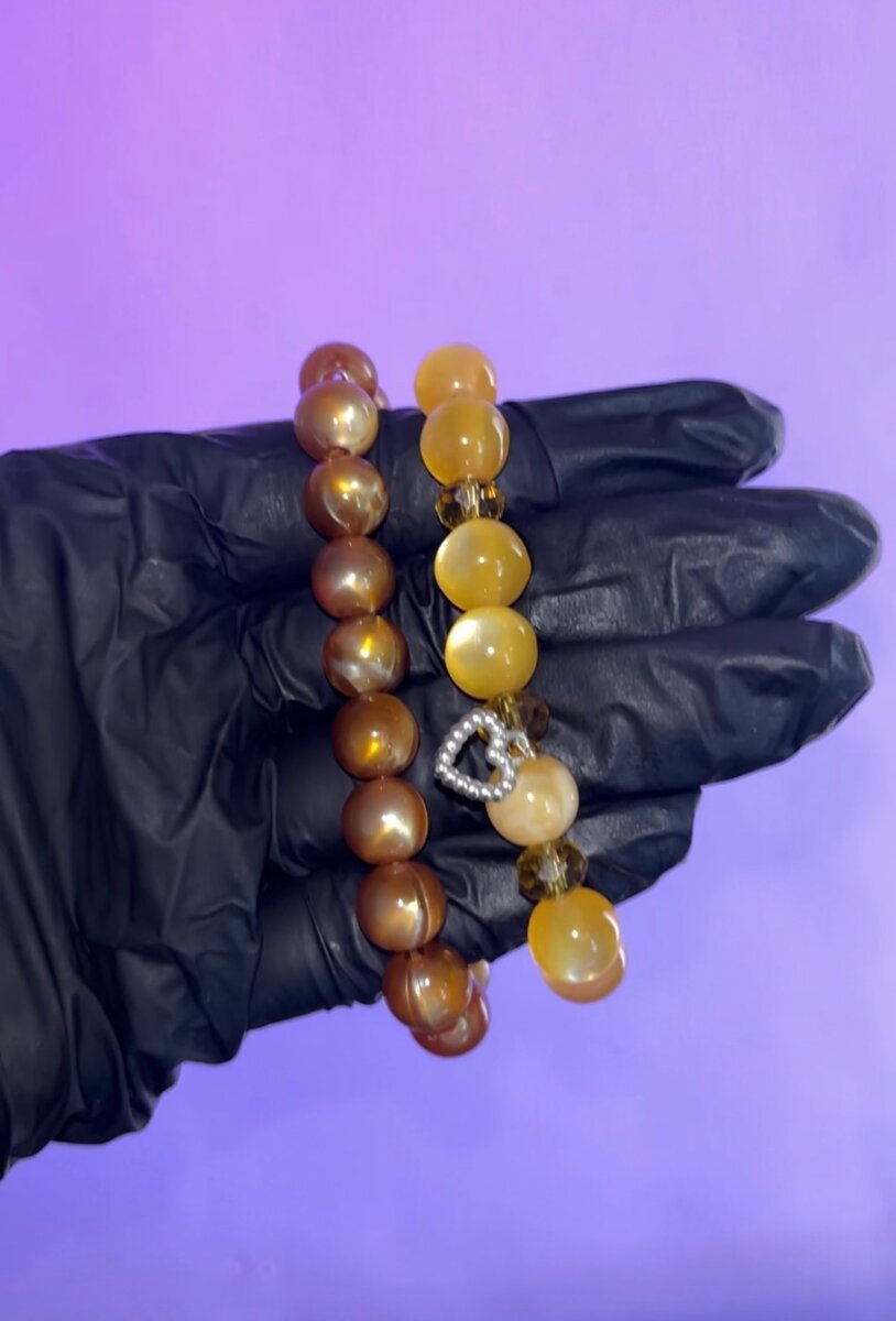 2 Bracelets en perle