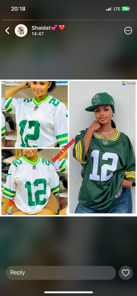 Green Bay Football Jersey