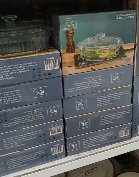 Cocotte en Verre 1,8L Ovale