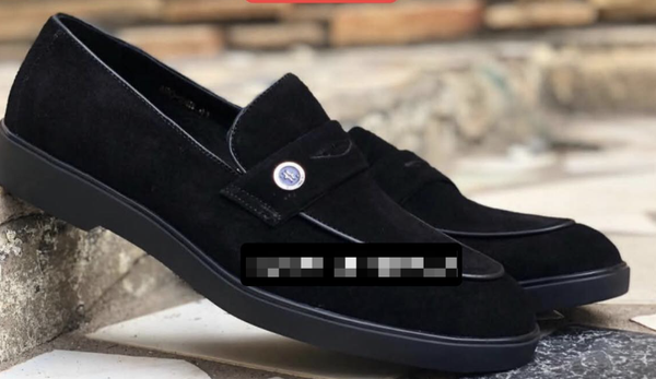Top suede loafers