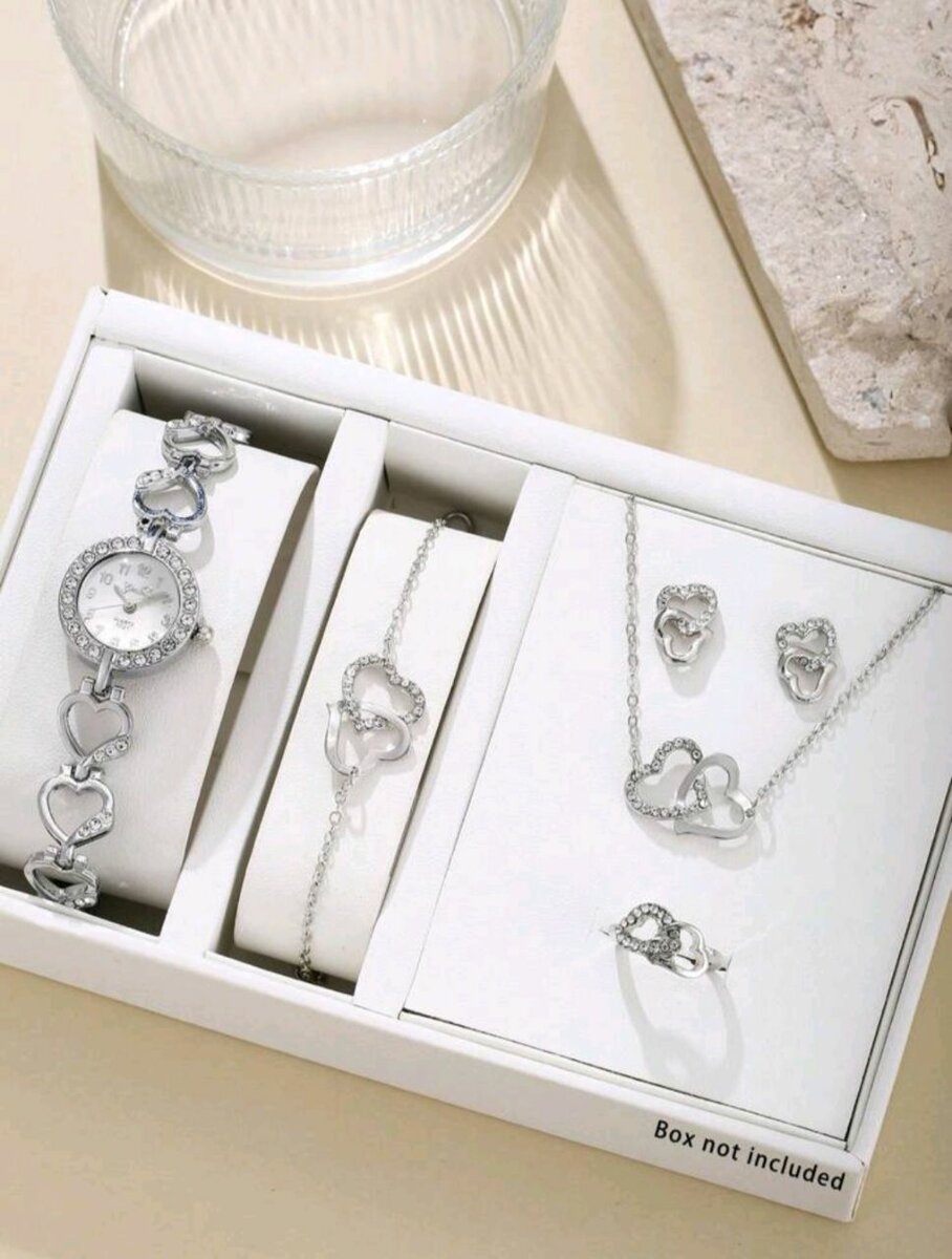 Ensemble montre bijoux Argent