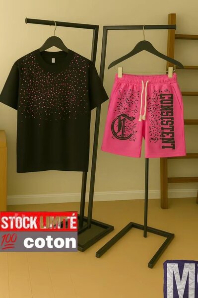 Ensemble T-shirt et Short Coton