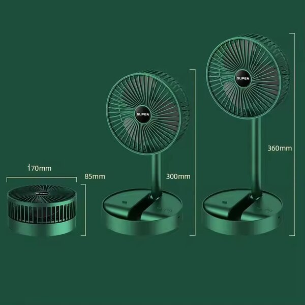 Ventilateur pliant télescopique