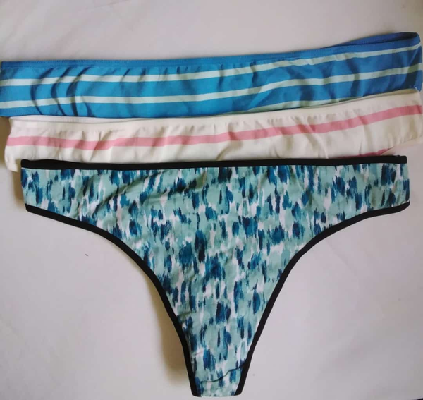 Pant blanc bleu