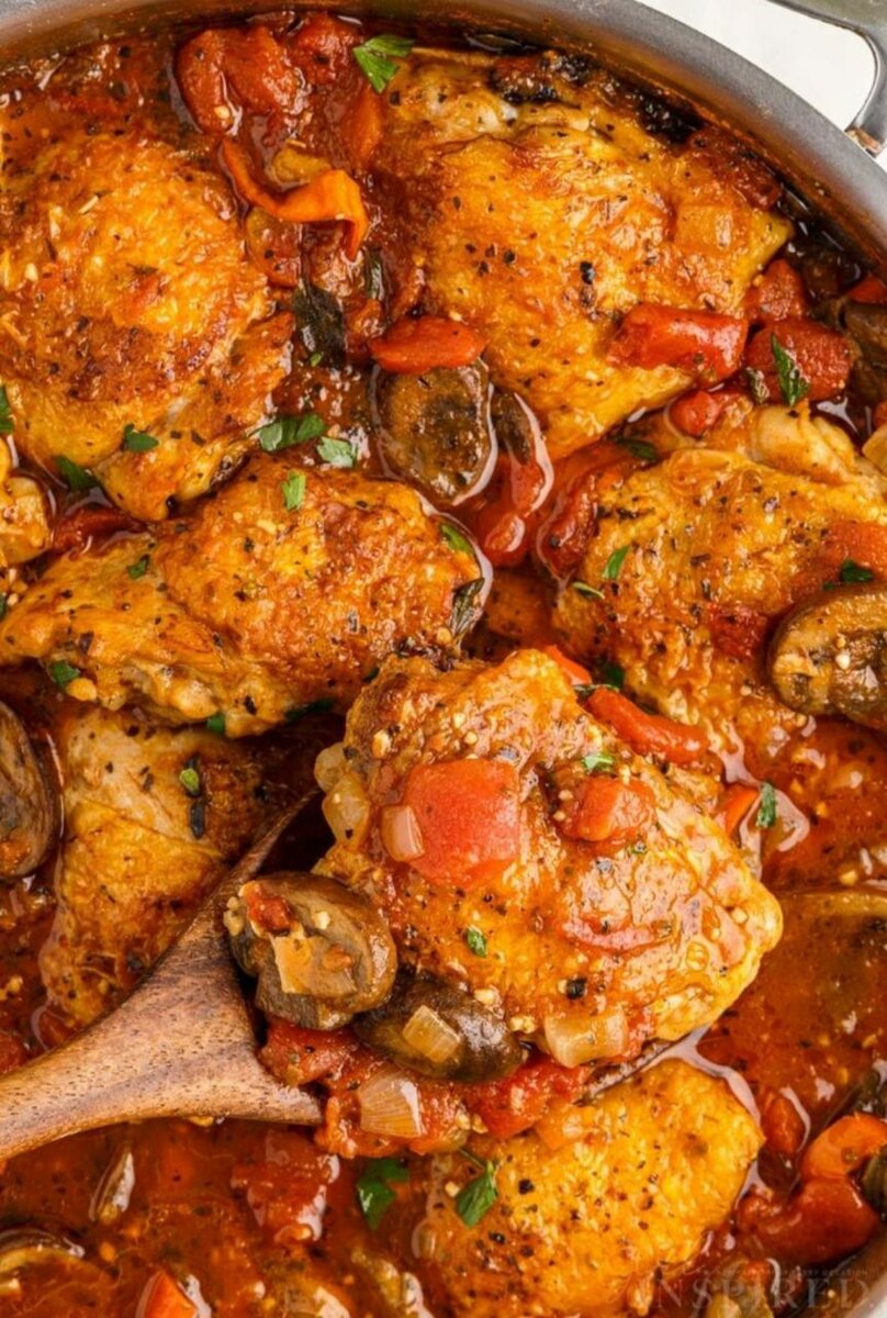Poulet sauté (demi)