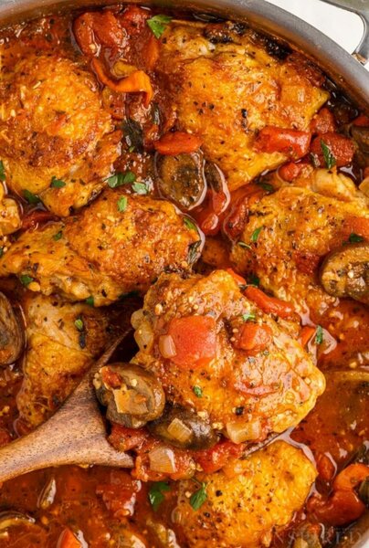 Poulet sauté (demi)