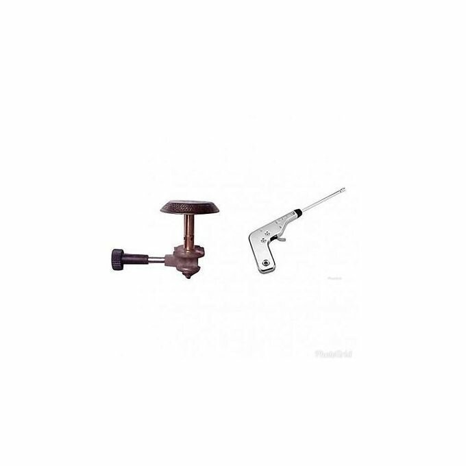 Tête De Bouteille De Gaz + Allume Gaz Automatique - Gris