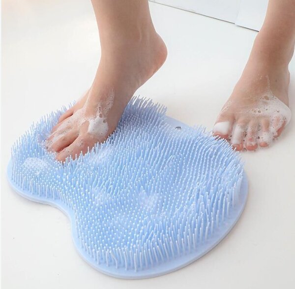 Tapis exfoliant de bain en silicone