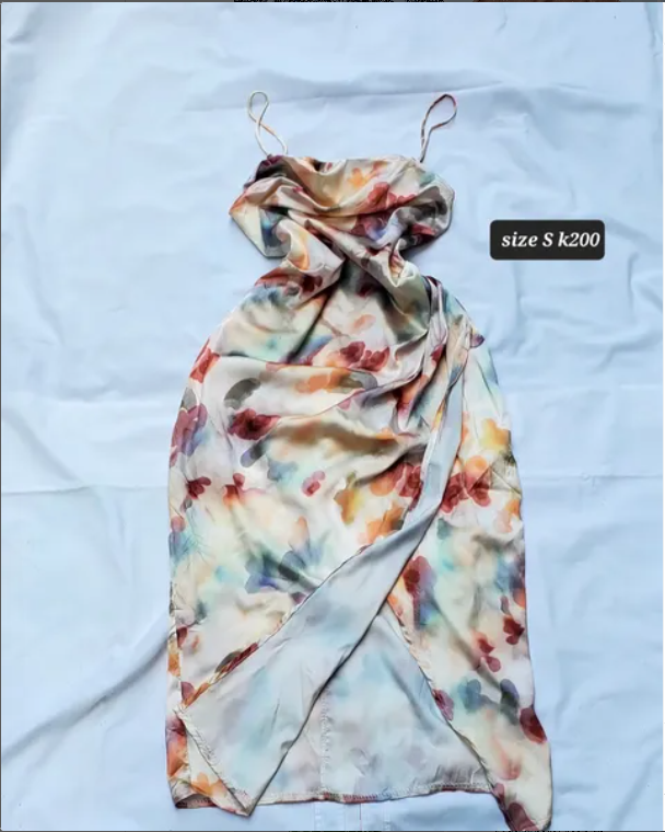 multi-colored dress