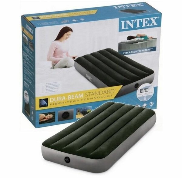 Lit gonflable une place+pompe automatique