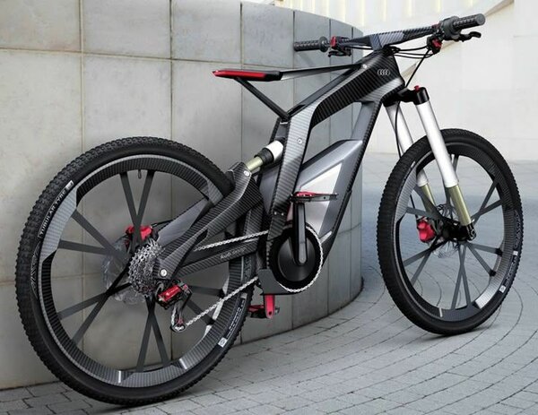 Vélo électrique en carbone innovant