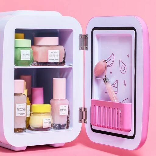 Beauty Fridge with mirror and LED