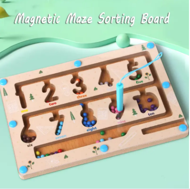 Magnetic Maze Sorting Board / 3years+