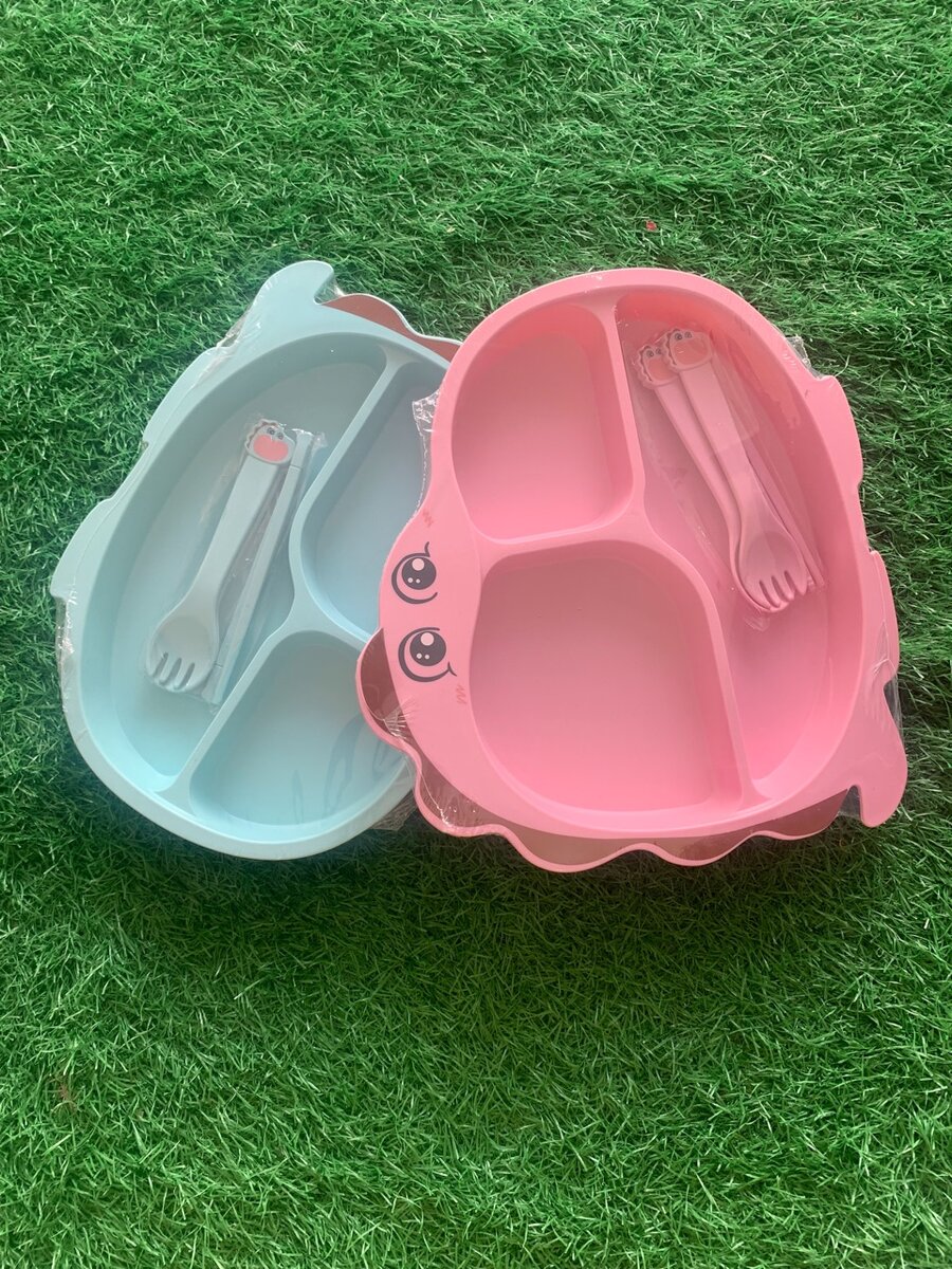Kids partitioned plate