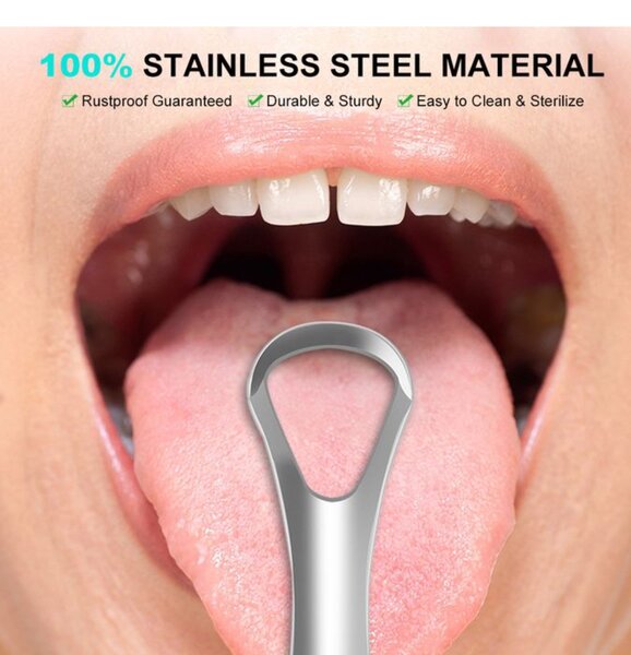 Tongue scraper set