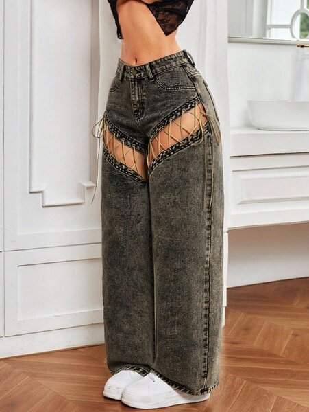 Ladies baggy jeans
