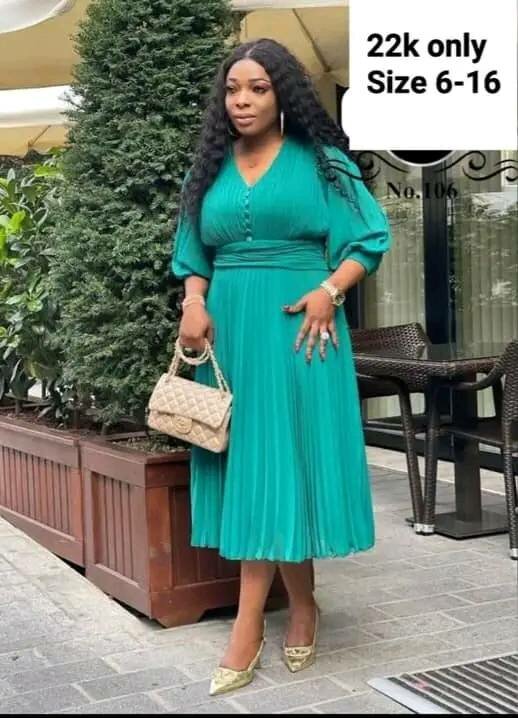 Women's Pleated Dress