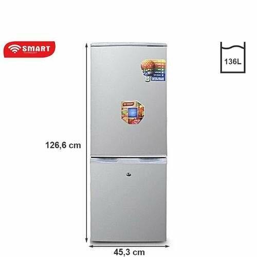 SMART TECHNOLOGY Réfrigérateur Combiné 136L SMART (STCB-198H