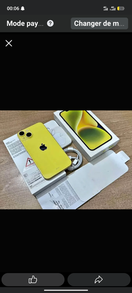 iPhone 14 Jaune Neuf